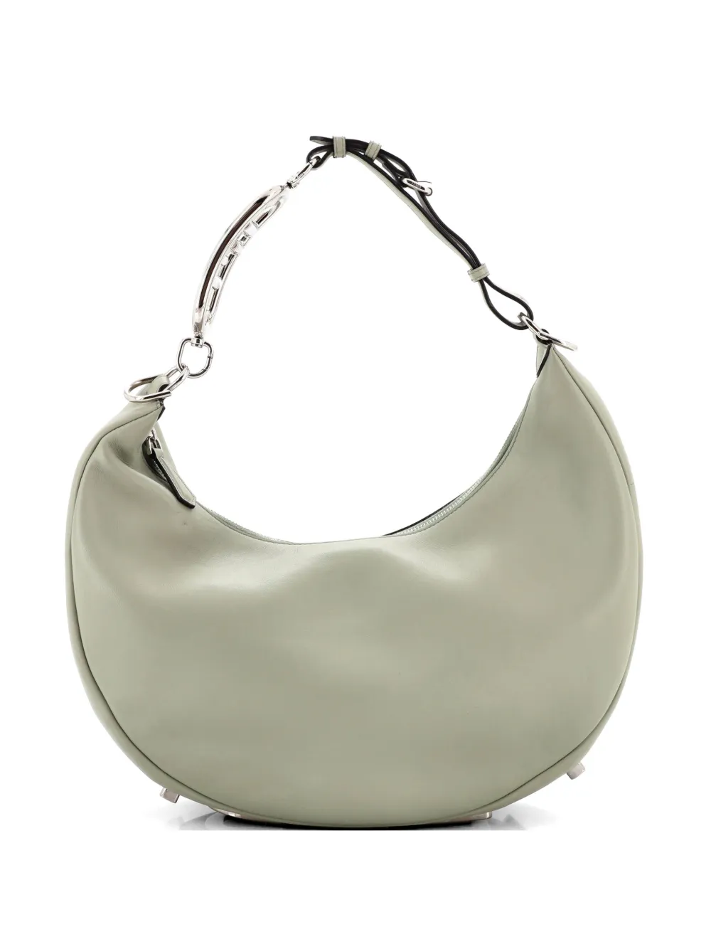 Fendi Pre-Owned Fendigraphy Bag Leather Medium hobo bag - Verde