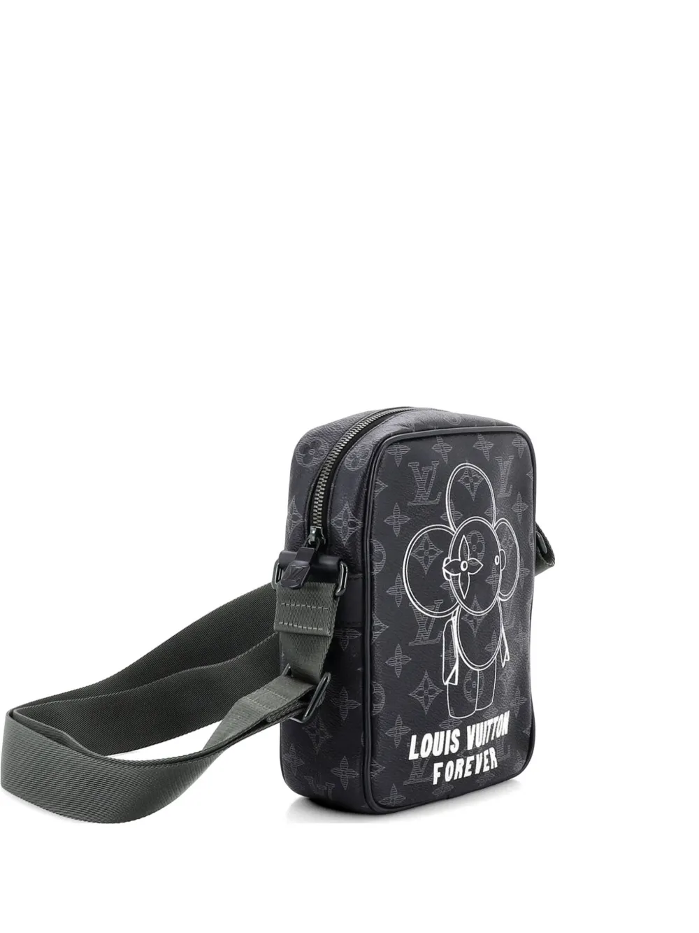 Louis Vuitton Pre-Owned Danube Handbag Limited Edition Vivienne Monogram Eclipse PM crossbody bag - Nero