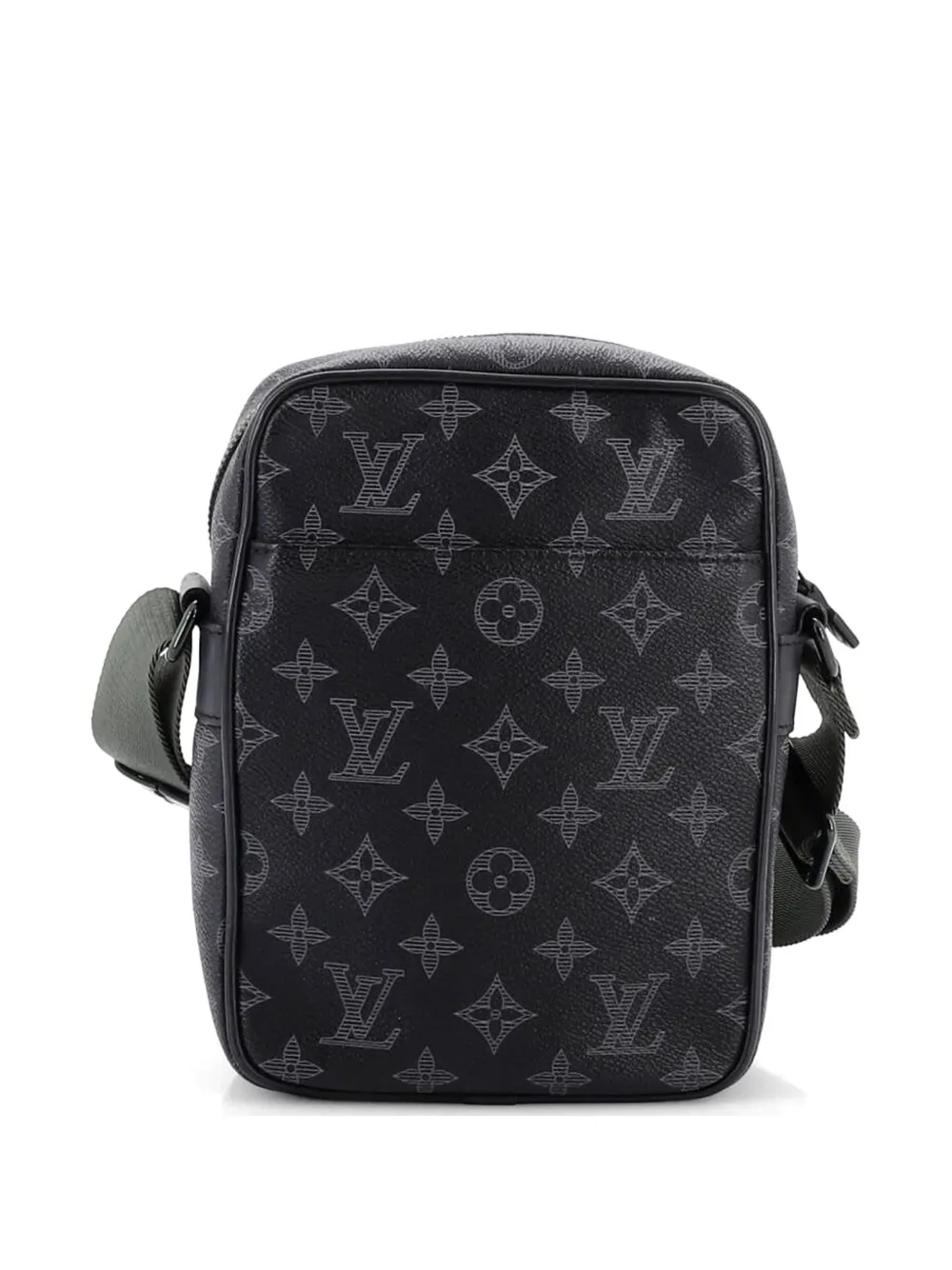 Louis Vuitton Pre-owned Danube Handbag Limited Edition Vivienne Monogram Eclipse PM Crossbody Bag in Black, view 2
