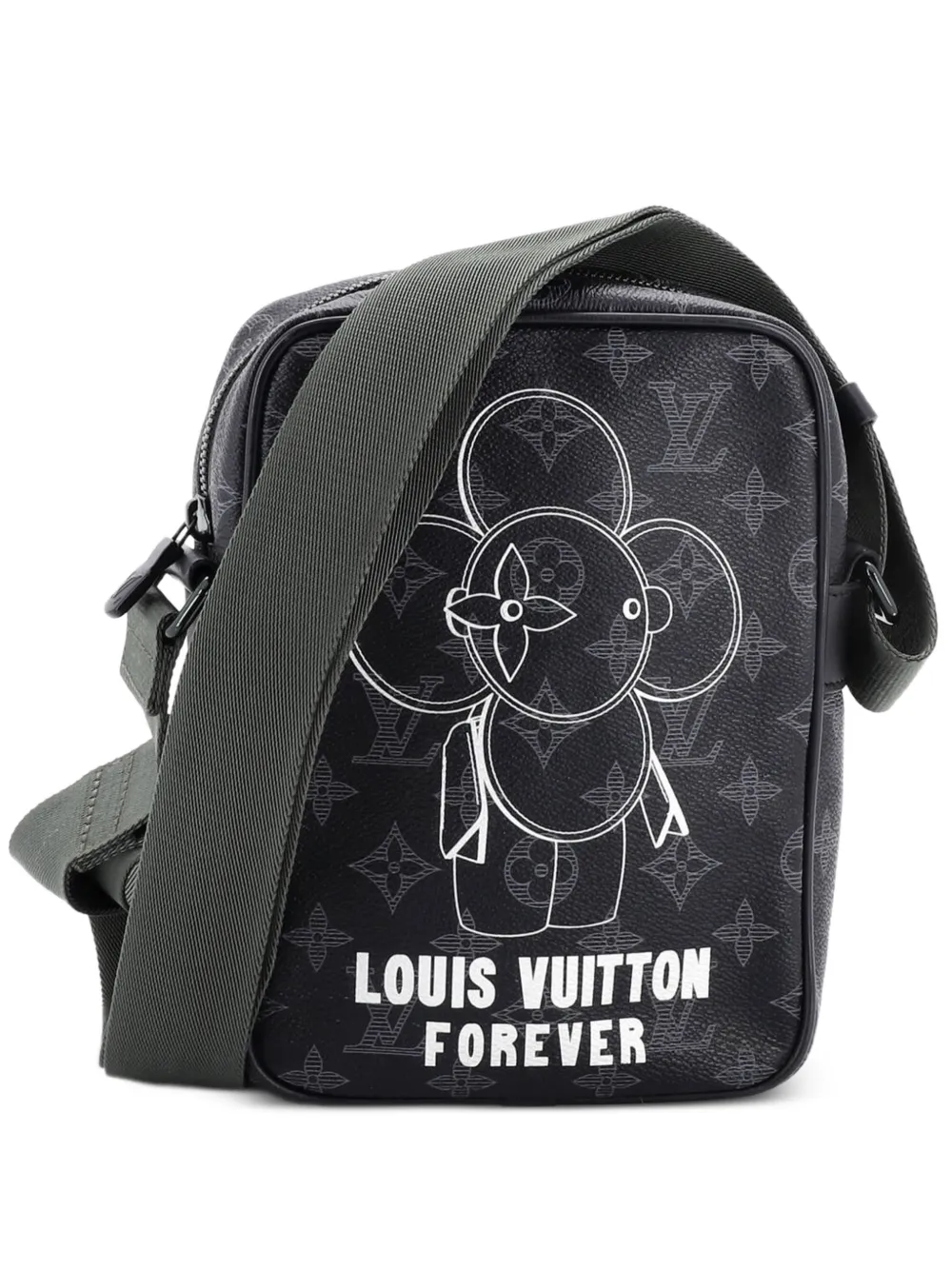 Louis Vuitton Pre-Owned Danube Handbag Limited Edition Vivienne Monogram Eclipse PM crossbody bag - Nero