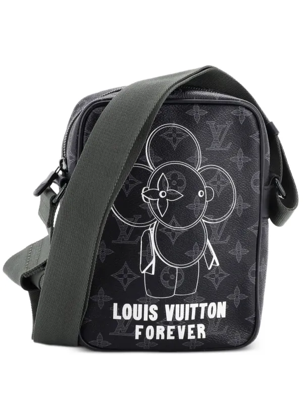 Louis Vuitton Pre-owned Danube Handbag Limited Edition Vivienne Monogram Eclipse PM Crossbody Bag in Black