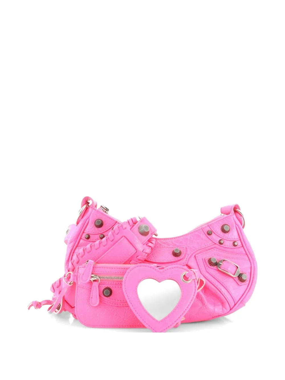 Balenciaga Pre-Owned Le Cagole Giant Studs Shoulder Bag Leather XS