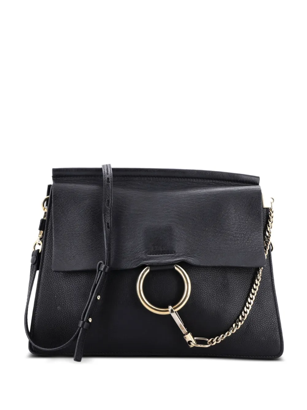 Chloé Pre-Owned Faye Leather Medium shoulder bag - Nero