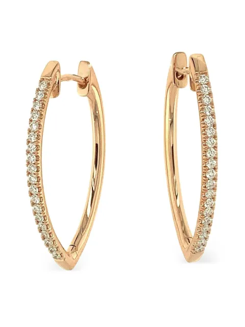 Lisa Nik hoop-design earrings
