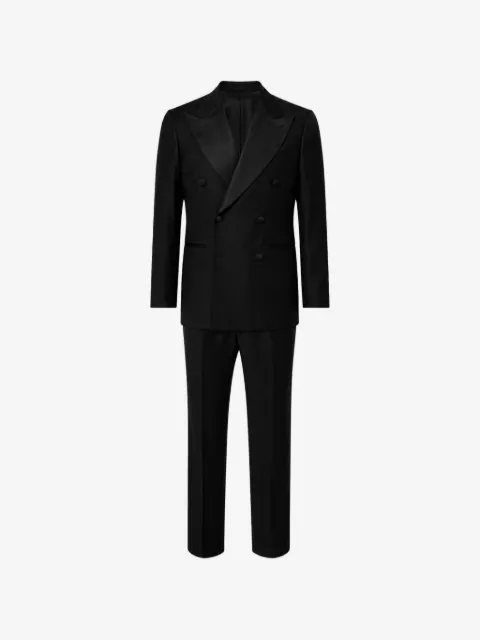 FRANZESE COLLECTION Beckham satin-lapel tuxedo suit
