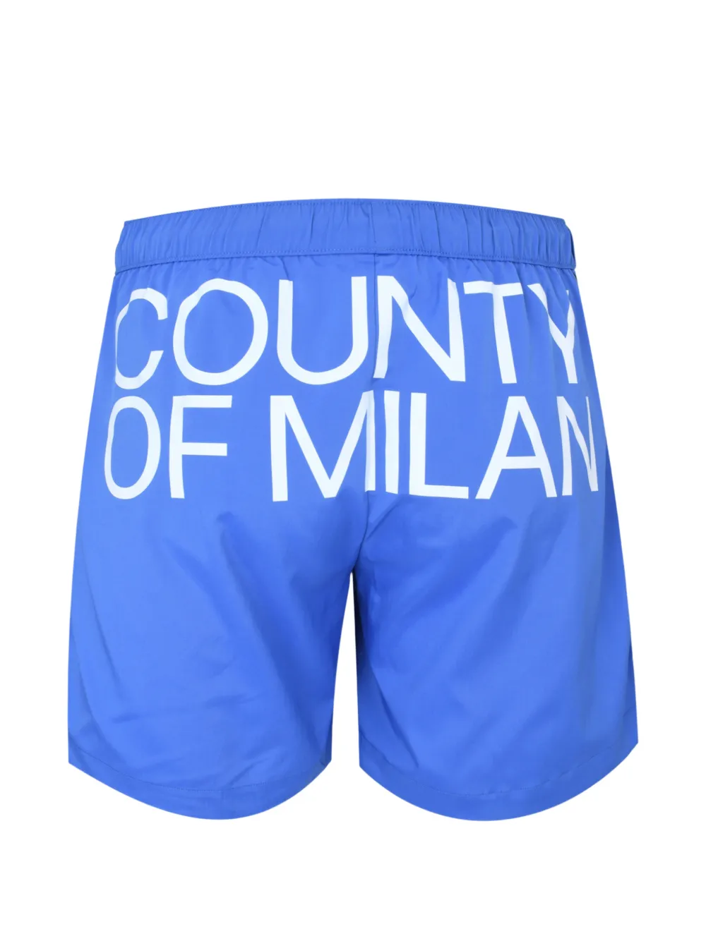 COUNTY OF MILAN Shorts met logoprint Blauw