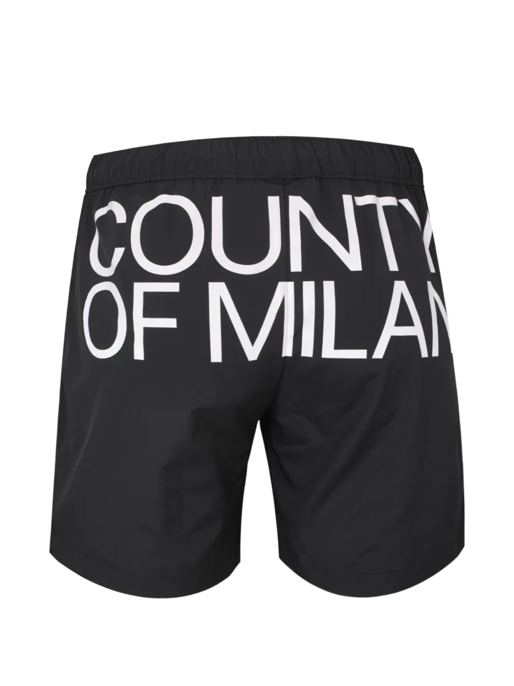 COUNTY OF MILAN Shorts met logoprint Zwart