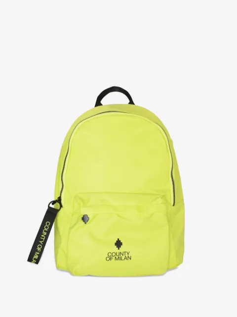 COUNTY OF MILAN mochila con cierre y logo estampado