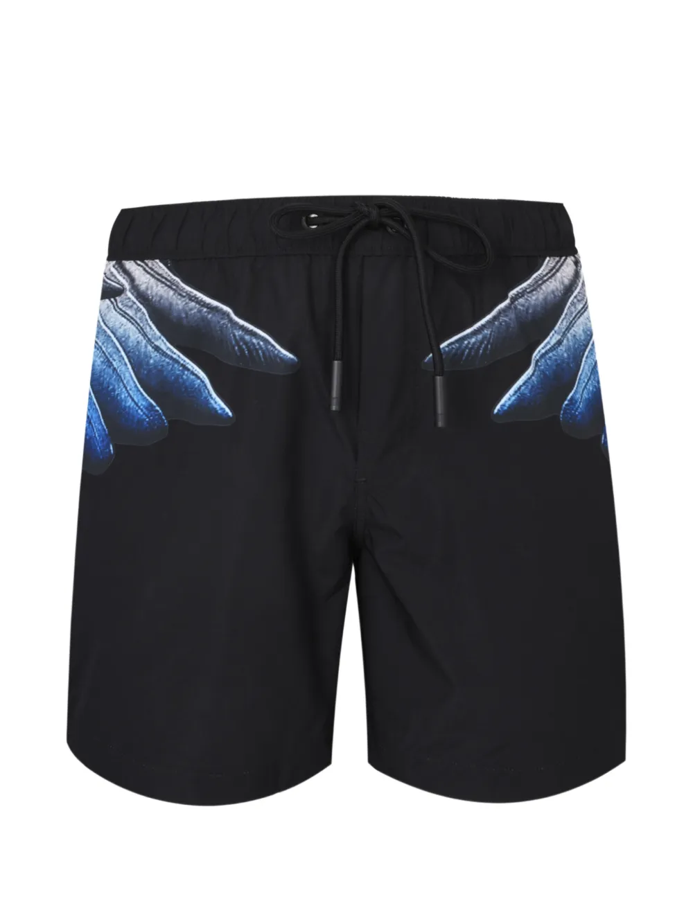 COUNTY OF MILAN wings-print shorts - Schwarz