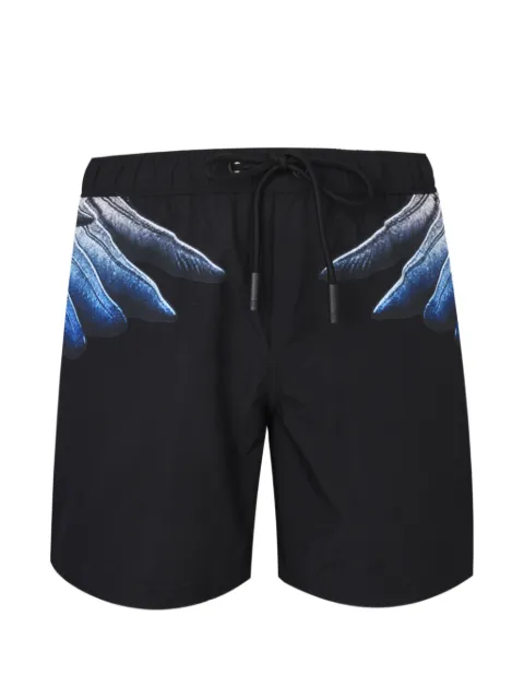 COUNTY OF MILAN wings-print shorts