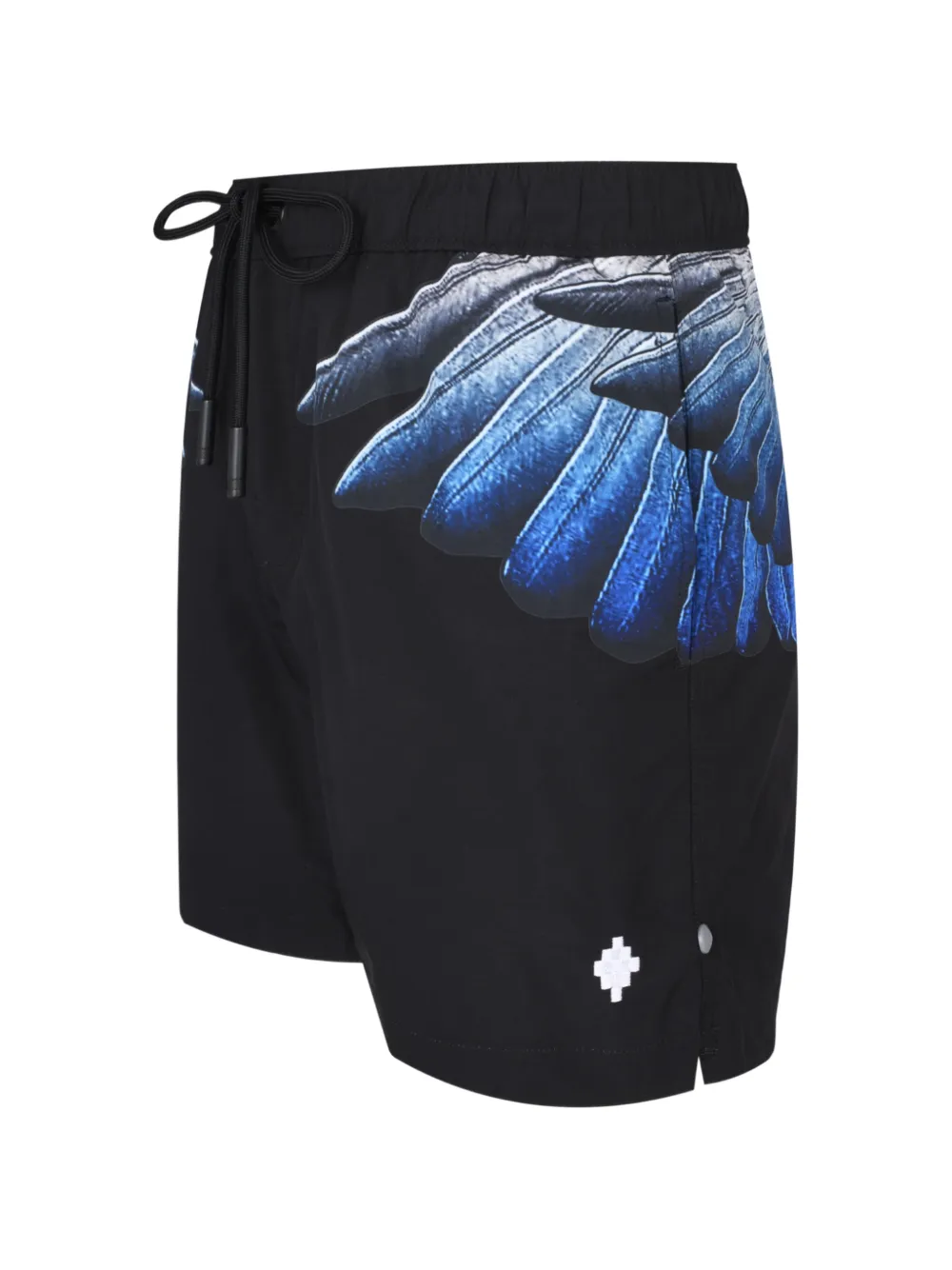 COUNTY OF MILAN Shorts met vleugelprint Zwart