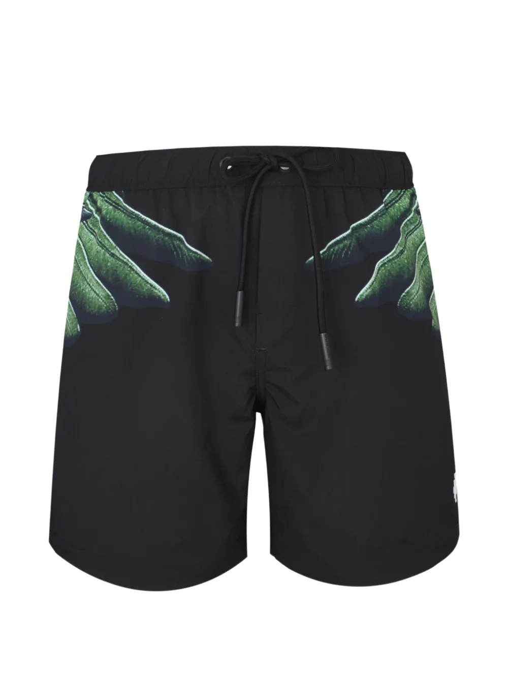 COUNTY OF MILAN wings-print shorts - Nero