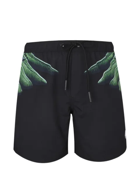 COUNTY OF MILAN wings-print shorts
