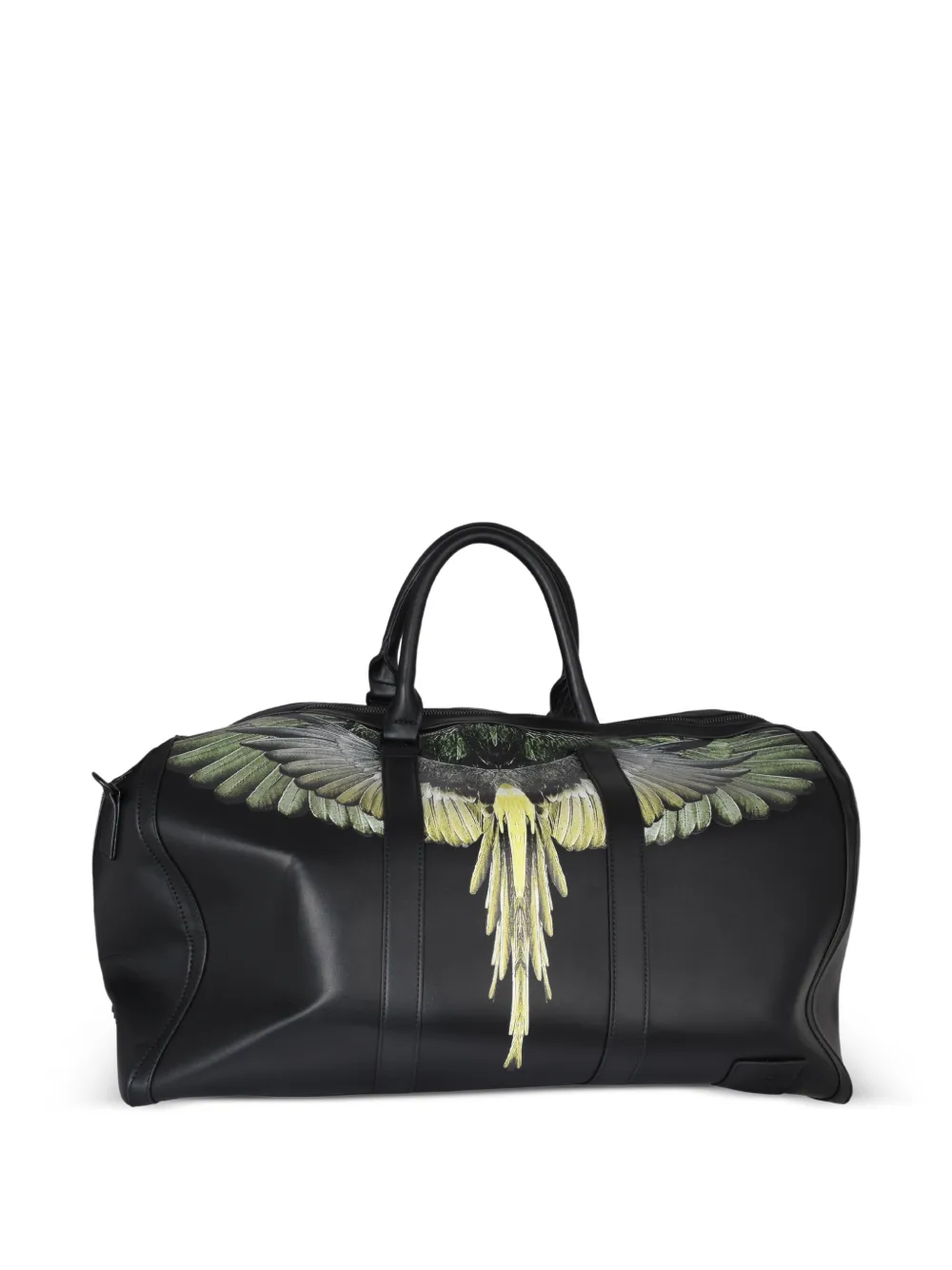 COUNTY OF MILAN wings-print holdall - Nero