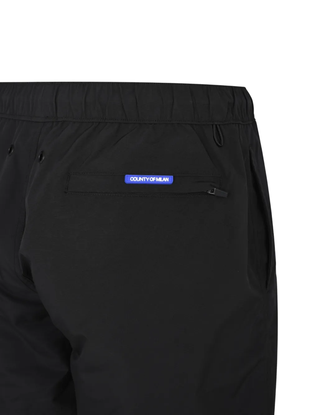 COUNTY OF MILAN Shorts met geborduurd logo Zwart