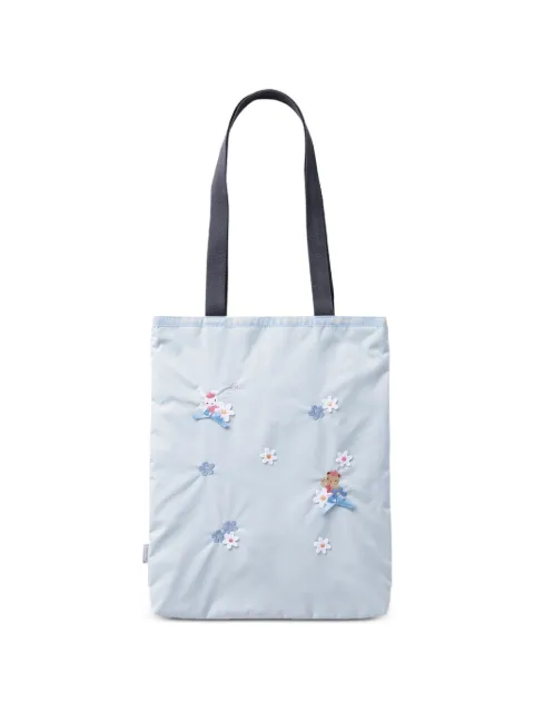 familiar x LeSportsac City Tote Bag mit Blumenapplikation