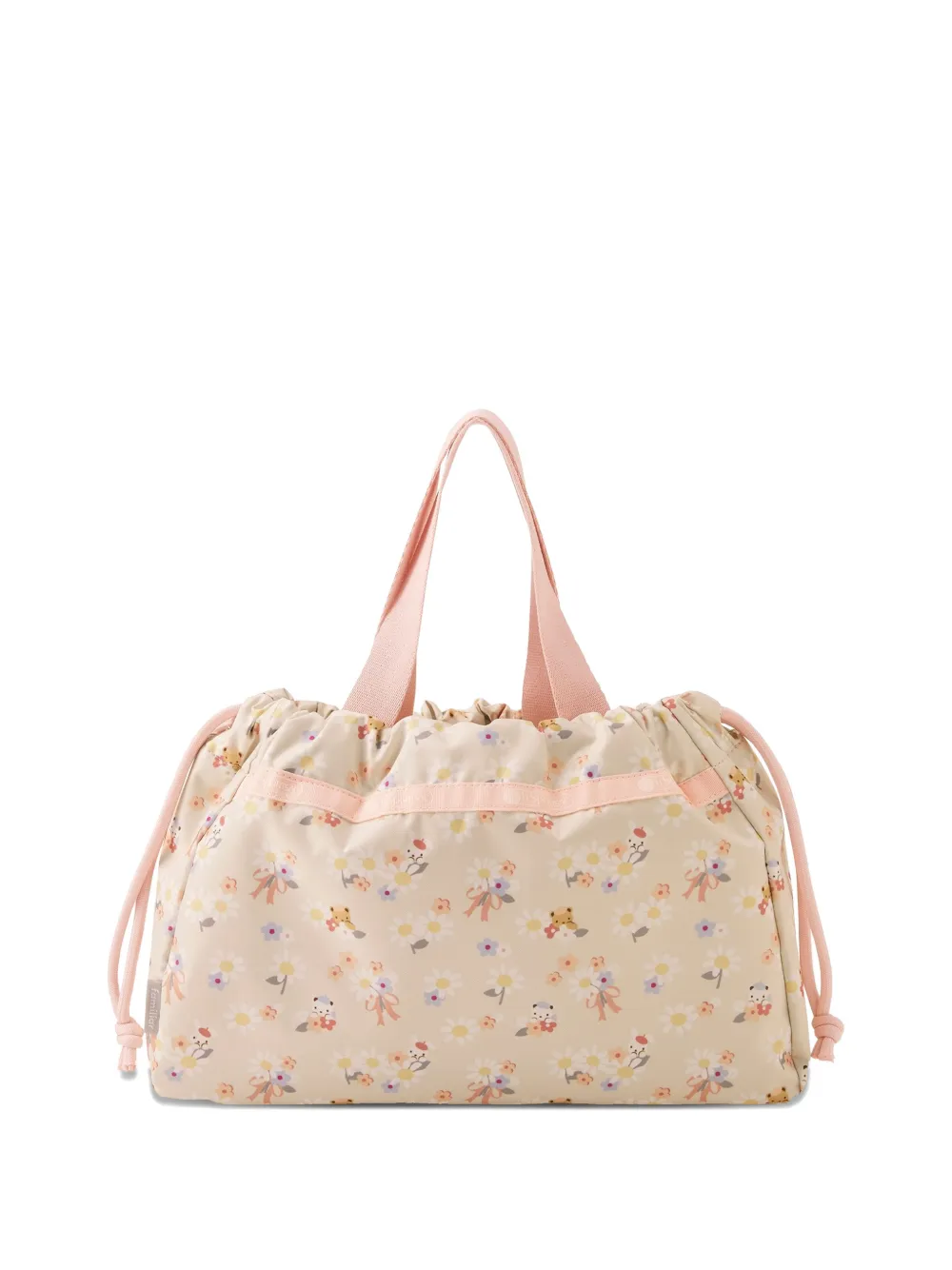 familiar x LeSportsac E/W City floral-print drawstring tote bag - Toni neutri