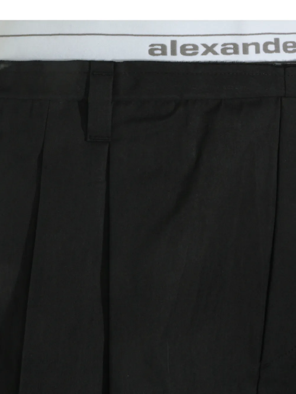 Alexander Wang Shorts met logoband Zwart