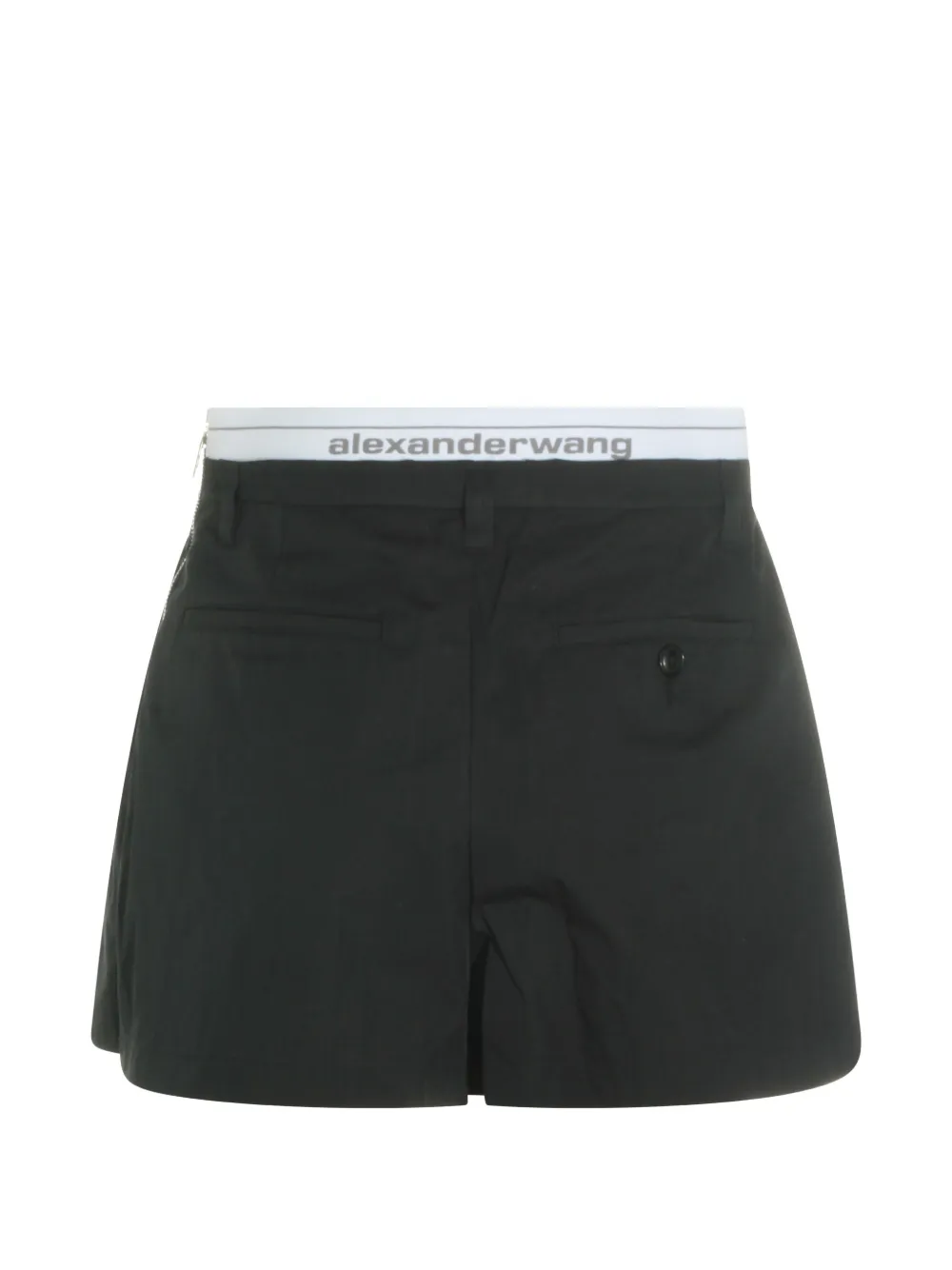 Alexander Wang Shorts met logoband Zwart