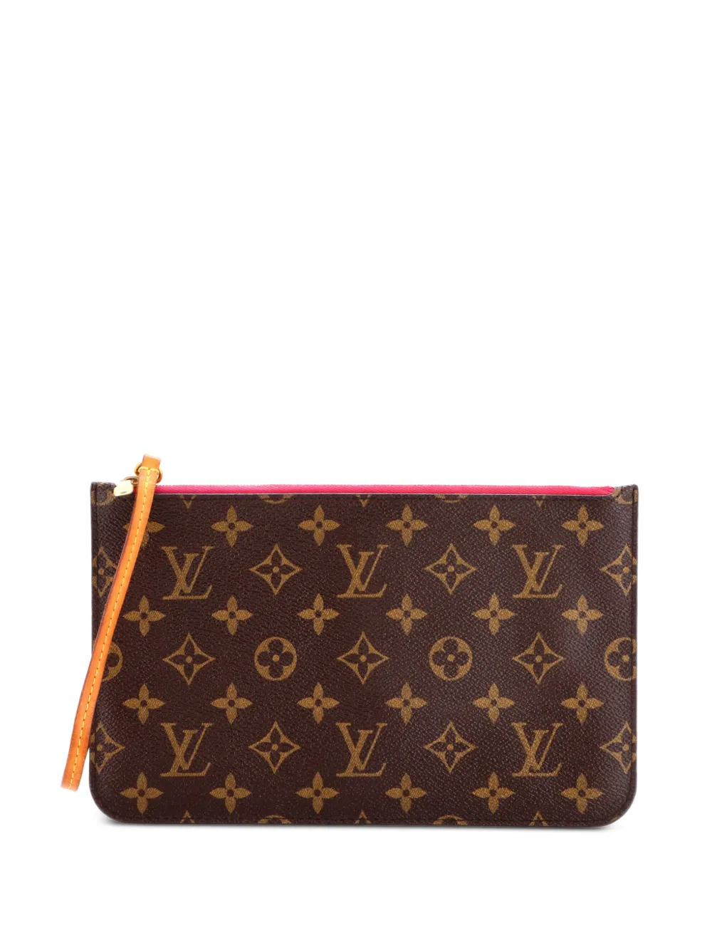 Louis Vuitton Pre-Owned Neverfull Pochette Monogram Canvas Large pouch - Braun