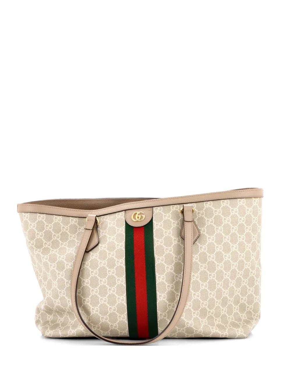 Gucci Pre-Owned Ophidia Shopping GG Coated Canvas Medium tote bag - Nude