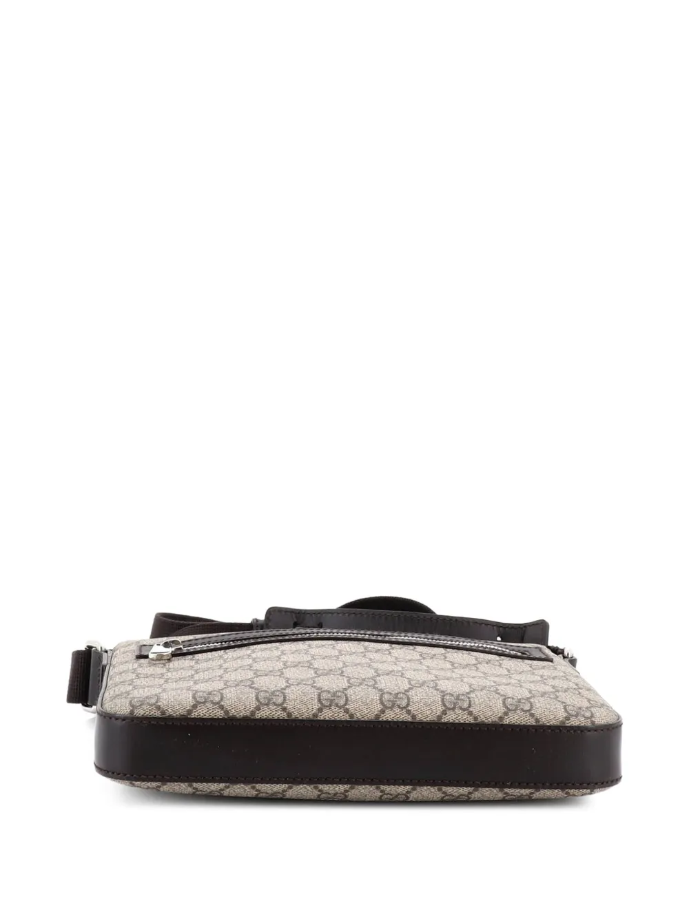 Gucci Pre-Owned ウェブストラップ フロントジップ メッセンジャー GG