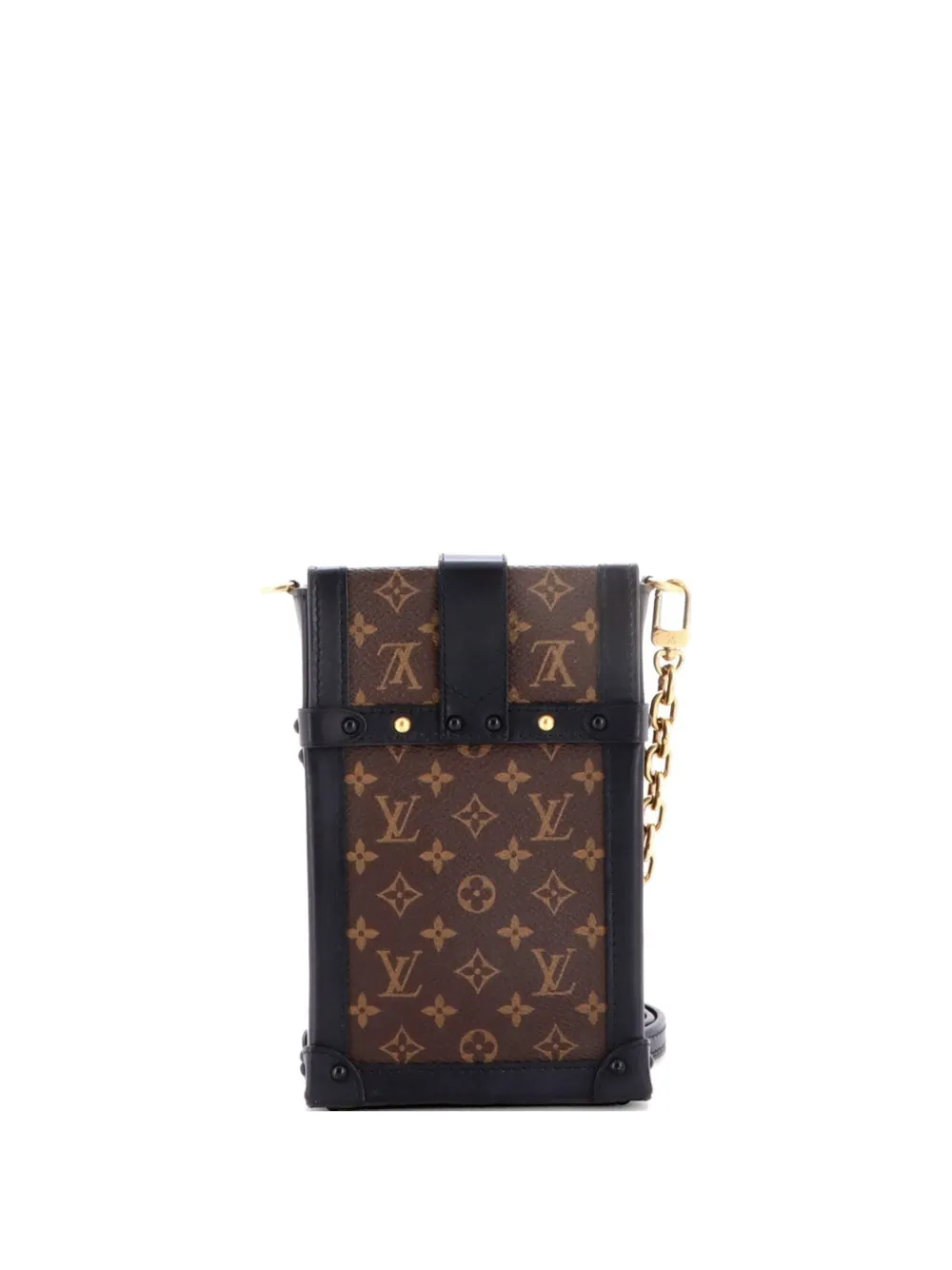Louis Vuitton Pre-Owned Vertical Trunk Pochette Monogram Canvas crossbody bag - Schwarz