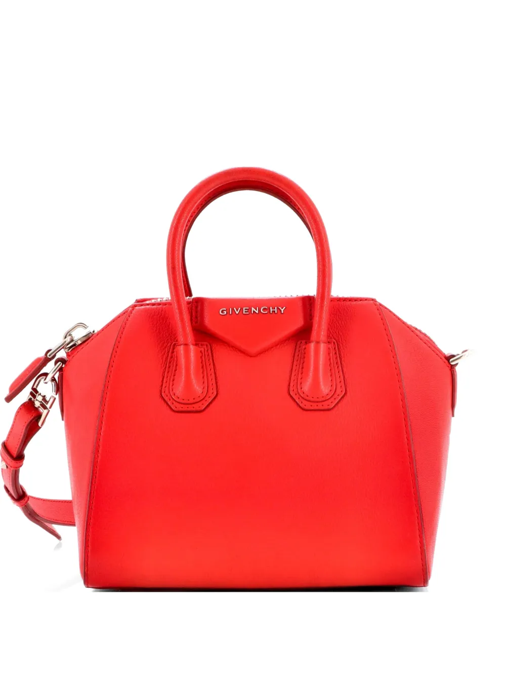 Givenchy Pre-Owned Antigona Bag Leather Mini crossbody bag - Rosso
