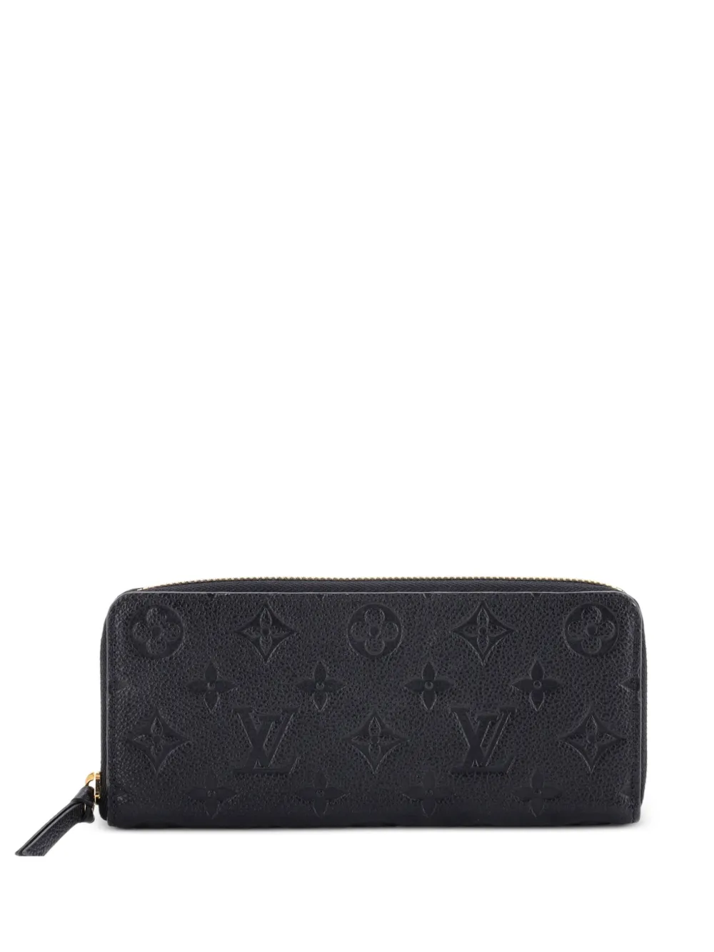 Louis Vuitton Pre-Owned Clemence Wallet Monogram Empreinte Leather small wallets - Black