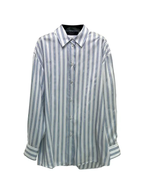 Gucci camisa Interlocking G con motivo en jacquard