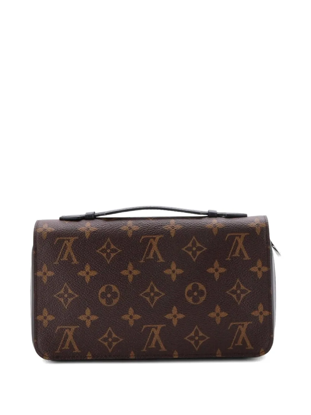 Louis Vuitton Pre-Owned Zippy Wallet Macassar Monogram Canvas XL small wallets - Marrone