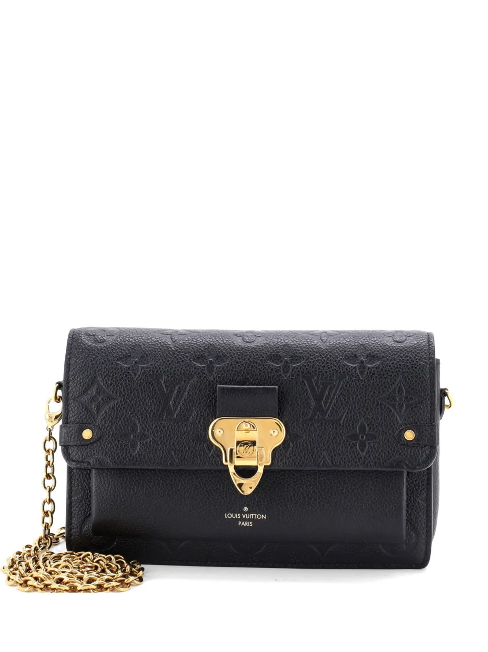 Louis Vuitton Pre-Owned Vavin Chain Wallet NM Monogram Empreinte Leather crossbody bag - Nero