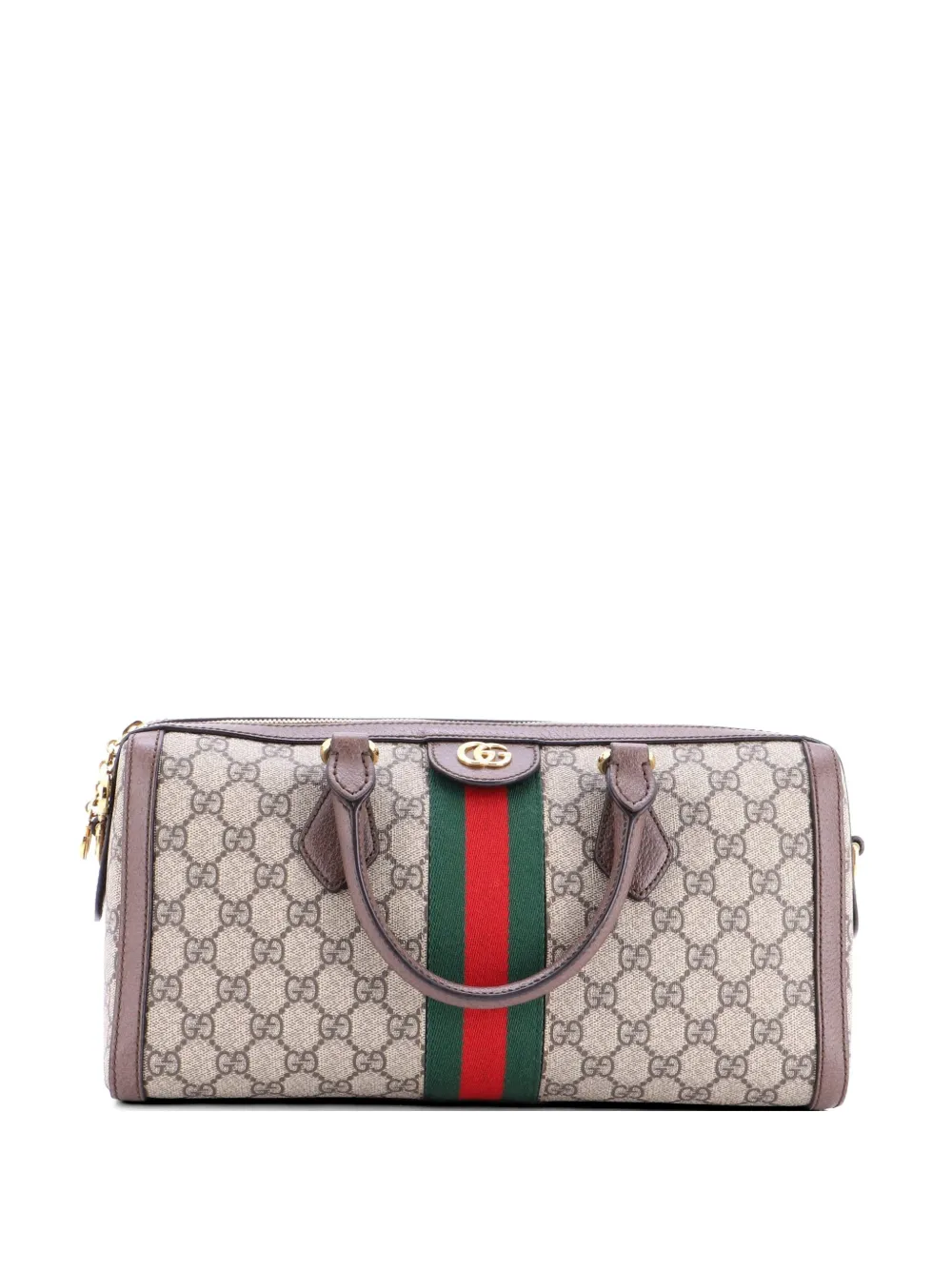 Gucci Pre-Owned Ophidia Boston Bag GG Coated Canvas Medium satchel - Marrone