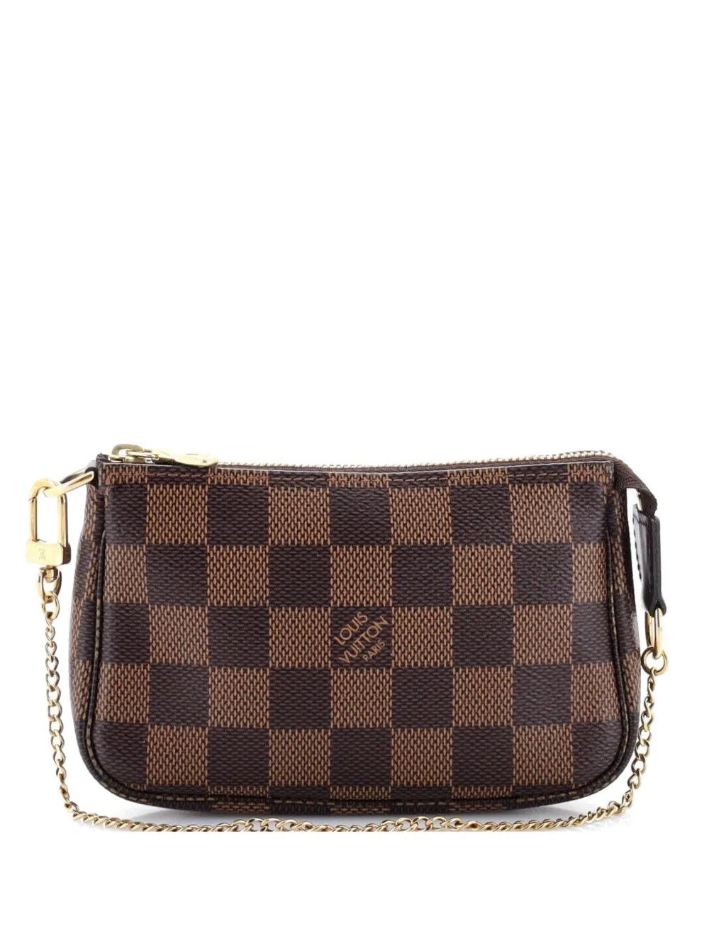 Louis Vuitton Pre-Owned Pochette Accessoires Damier Mini clutch bag - Marrone