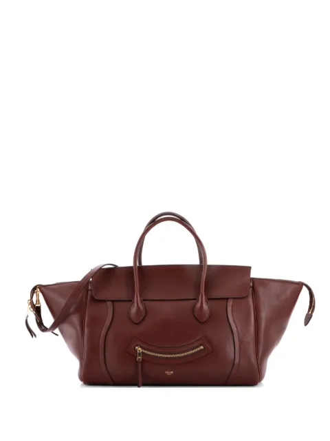 Celine Pre-Owned tote Smiling New Luggage mediana de piel suave