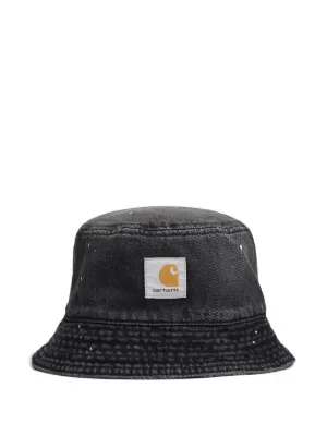 Visvim logo-embroidered Bucket Hat | Black | FARFETCH