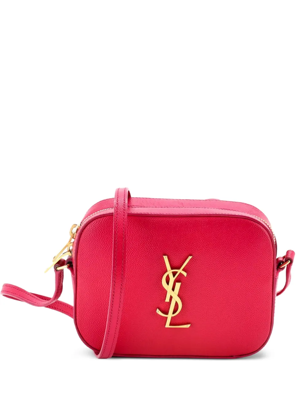 Saint Laurent Pre-Owned Classic Monogram Camera Bag Leather Small crossbody bag - Pink