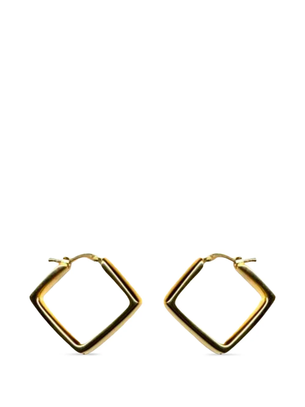 Lisa Nik square-hoop earrings - Gold