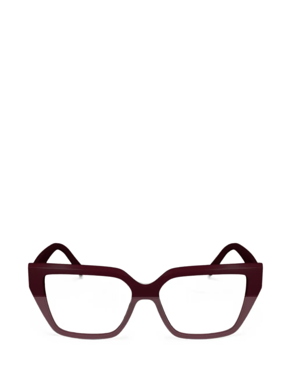 Ferragamo Square-frame Glasses In Red