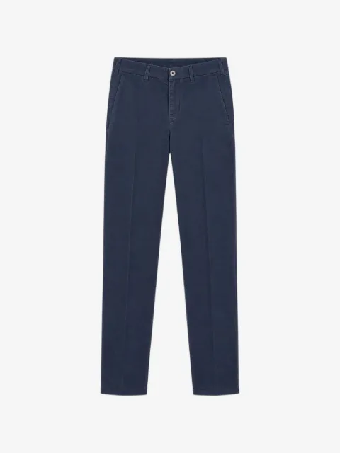40 WEFT Lenny pressed-crease chino trousers