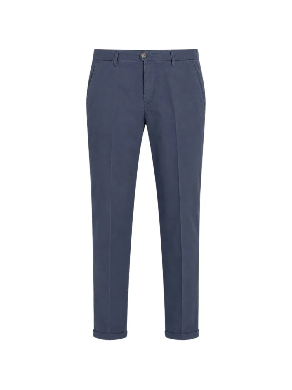 40 WEFT Lenny turn-up cuff trousers - Blau