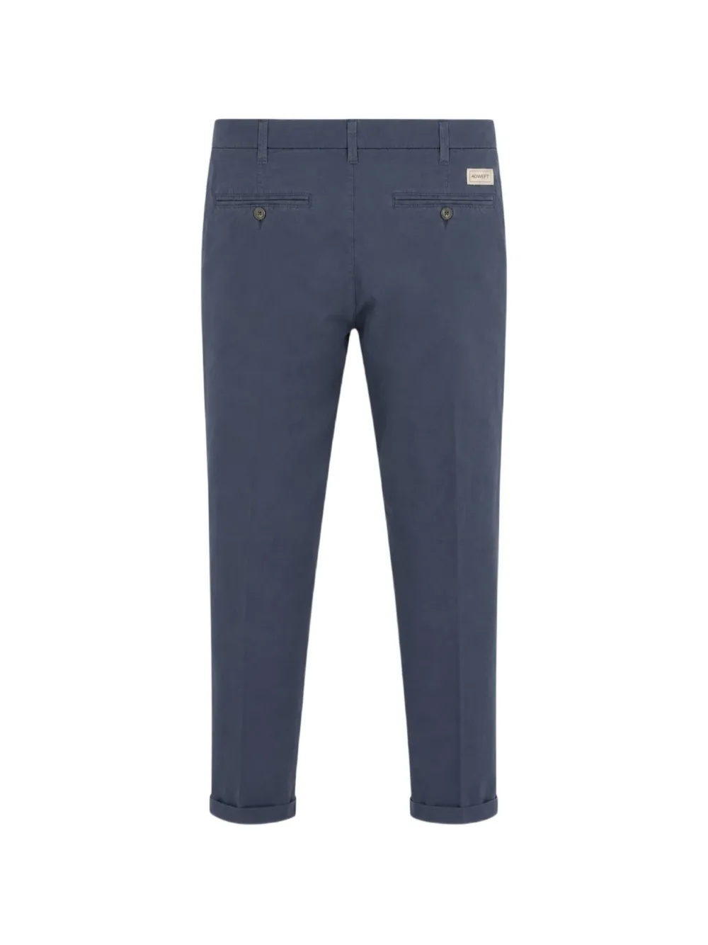 40 WEFT Lenny broek met omgeslagen manchetten Blauw