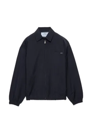 Auralee zip-up elasticated-hem Jacket | Blue | FARFETCH