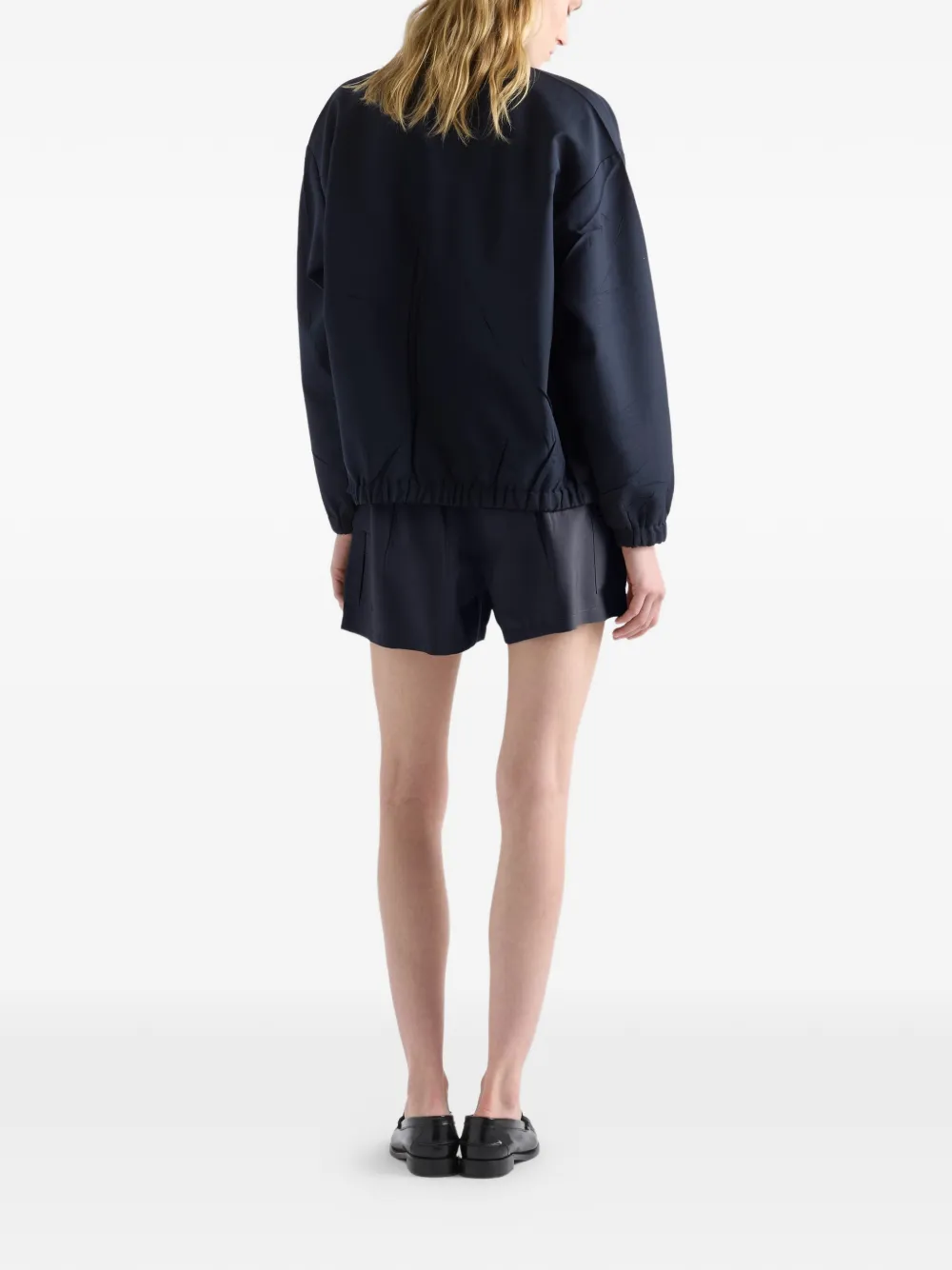Prada Mohair wollen bomberjack Blauw