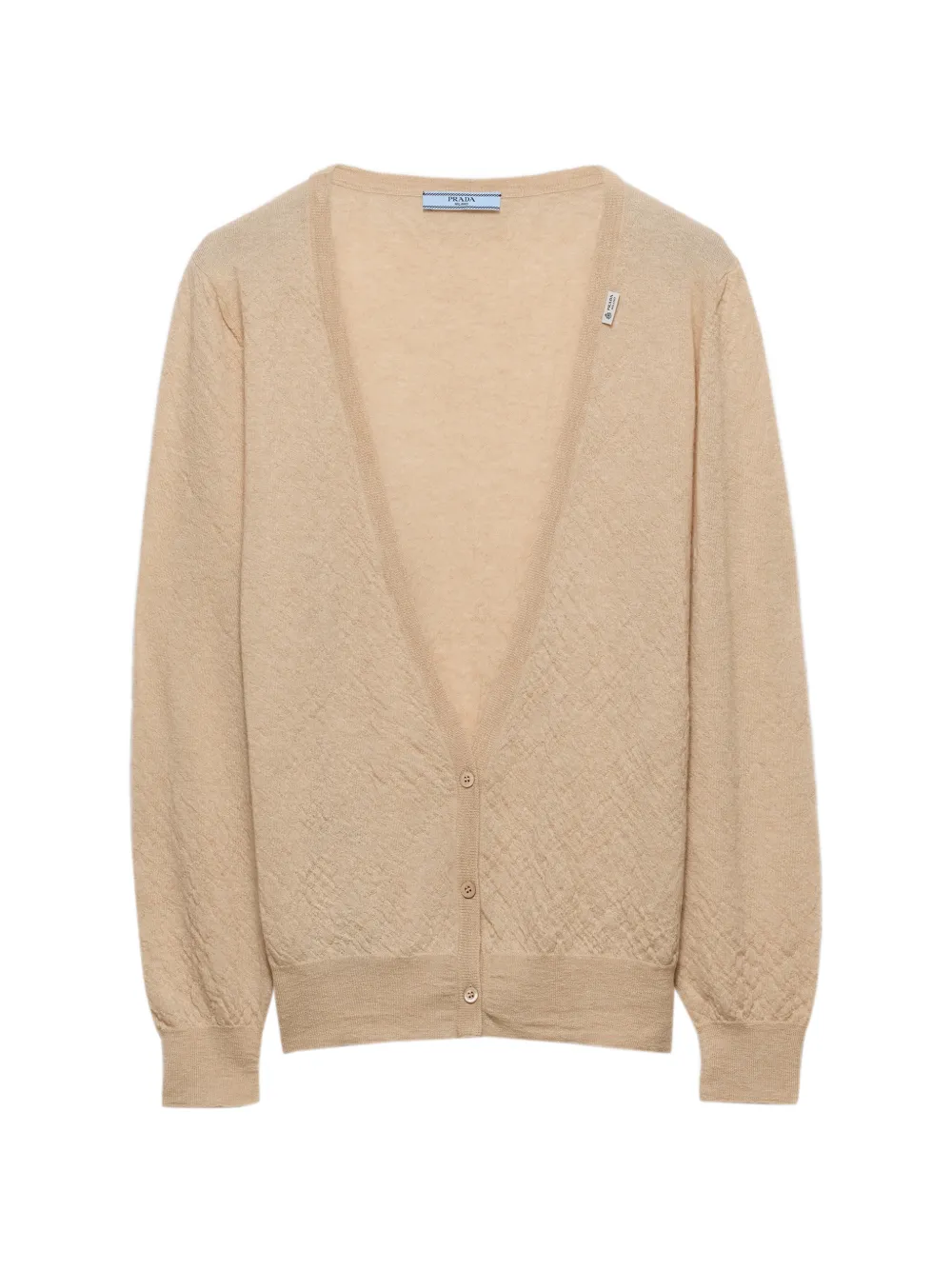 Prada cashmere cardigan - Toni neutri