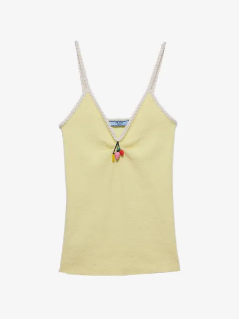 Prada cotton bouclé top