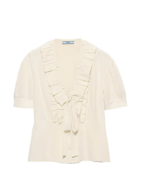 Prada marocain shirt