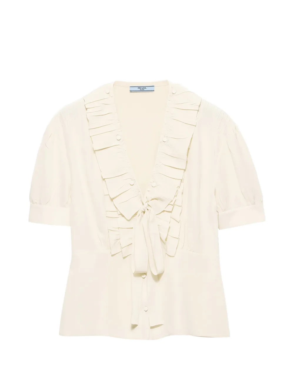 Prada marocain shirt - Nude