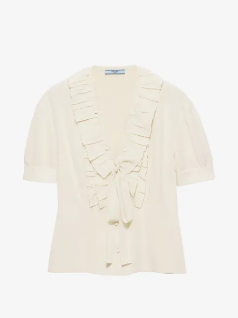 Prada marocain shirt