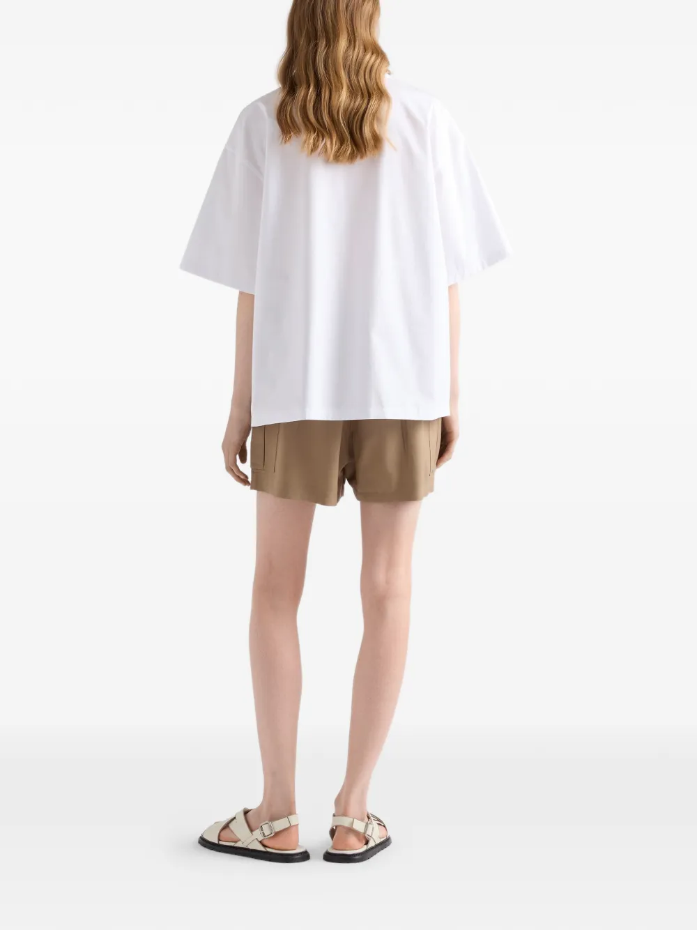 Prada Popeline overhemd Wit